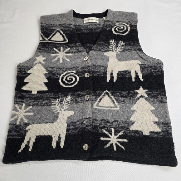 Gilet Sans Manches Corbin Threads - Laine Bouillie Ivoire - Taille M - Neuf Sans étiquette